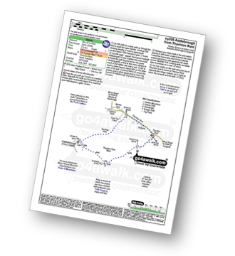 Walk route map with easy-to-follow route instructions for walk ny208 Addlebrough from Thornton Rust pdf