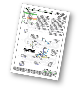 Walk route map with easy-to-follow route instructions for walk ox124 Steeple Aston and The Oxford Canal from Lower Heyford pdf