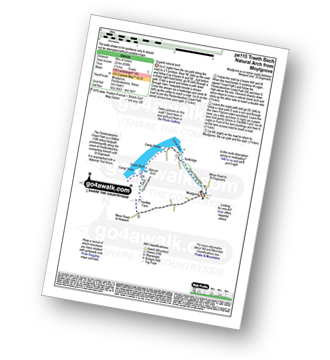 Map with easy-to-follow route details for walk pe115 Traeth Bach Natural Arch from Moylgrove pdf