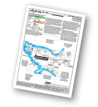 Walk route map with easy-to-follow route instructions for walk pe127 Martin's Cove from Marloes pdf