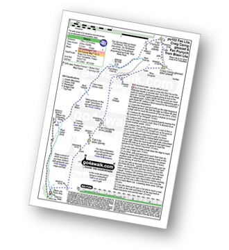 Walk route map with easy-to-follow route instructions for walk po102 Fan Llia, Craig Cerrig-gleisiad and Fan Frynych from Blaen Llia pdf