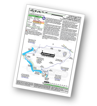 Walk route map with easy-to-follow route instructions for walk po105 EsgairPenygarreg (Crugyn Ci) and Craig Goch Reservoir from Penygarreg Reservoir pdf