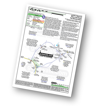 Map with easy-to-follow route details for walk po107 Y Gyrn, Corn Du and Pen y Fan from The Storey Arms Outdoor Centre pdf