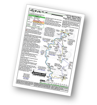 Walk route map with easy-to-follow route instructions for walk s105 Manifold Way and Wetton from Hulme End pdf