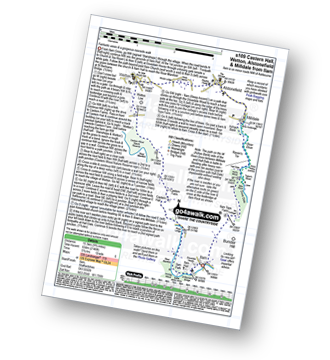 Walk route map with easy-to-follow route instructions for walk s109 Castern Hall, Wetton, Alstonefield and Milldale from Ilam pdf