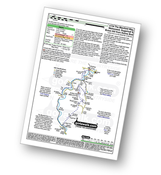 Walk route map with easy-to-follow route instructions for walk s134 The Manifold Way, Wettonmill, Sugarloaf and Ecton Hill from Hulme End pdf