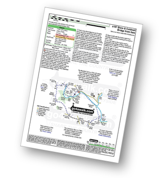 Walk route map with easy-to-follow route instructions for walk s187 Blore and Coldwall Bridge from Ilam pdf