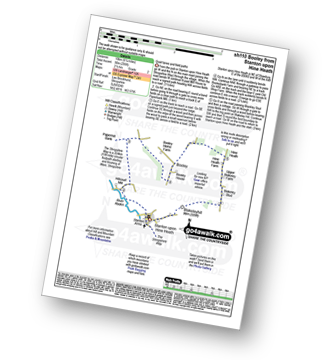 Walk route map with easy-to-follow route instructions for walk sh110 Booley and Blakeleyhill from Stanton upon Hine Heath pdf