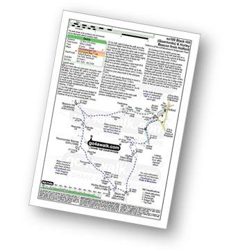 Map with easy-to-follow route details for walk so109 Black Hill (Quantocks) and Hurley Beacon from Holford pdf