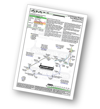 Walk route map with easy-to-follow route instructions for walk so132 Dunkery Beacon from Webbers Post pdf