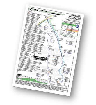 Walk route map with easy-to-follow route instructions for walk st118 An Caisteal and Beinn a' Chroin from Glen Falloch pdf