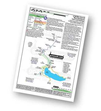 Walk route map with easy-to-follow route instructions for walk st146 Ben A'an and Meall Gainheich from Loch Achray pdf