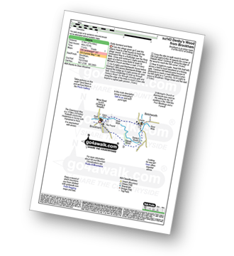 Walk route map with easy-to-follow route instructions for walk su143 Denby's Wood from Brockham pdf