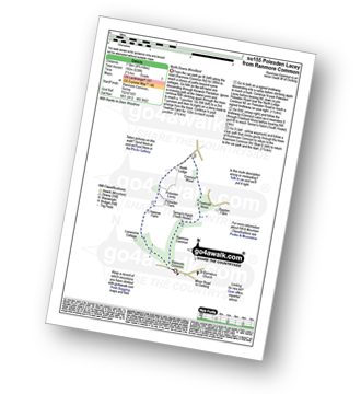 Walk route map with easy-to-follow route instructions for walk su155 Polesden Lacey from Ranmore Common pdf