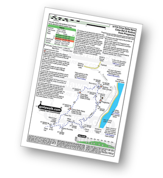 Walk route map with easy-to-follow route instructions for walk tr114 Cima Della Nara, Cima Bal and Nodice from Pregasina pdf