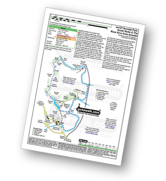 Walk route map with easy-to-follow route instructions for walk ws127 Arundel Park, South Stoke and The River Arun from Arundel pdf