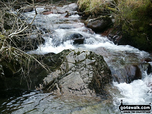 Waterfalls above Kinlochmore (Grey Mares Trail)