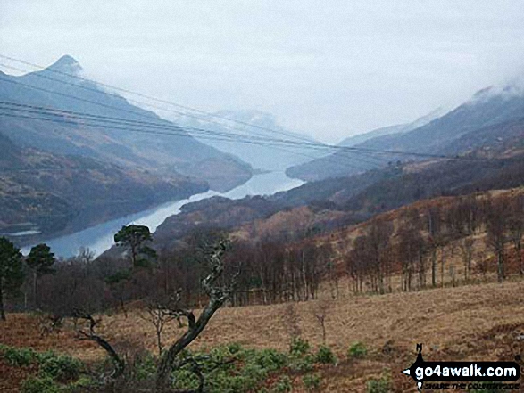 Loch Leven from the top of the Waterfalls above Kinlochmore (Grey Mares Trail)