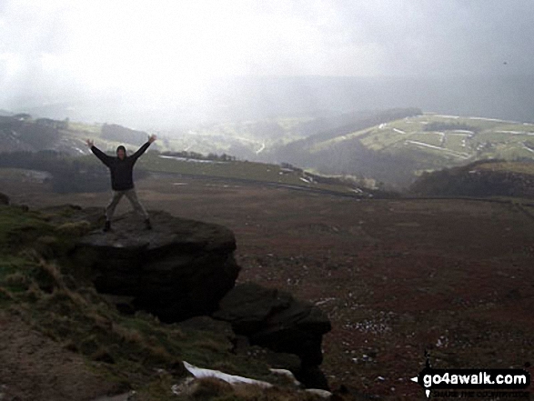 Me on Stanage Edge