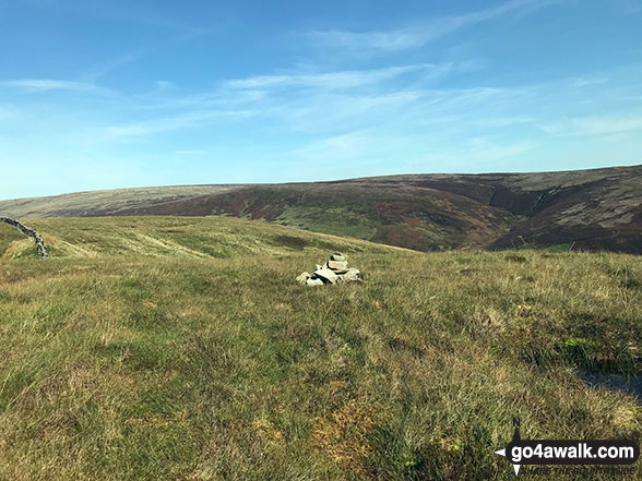 Walk c339 Calf Top from Barbon - Middle Knoll summit cairn