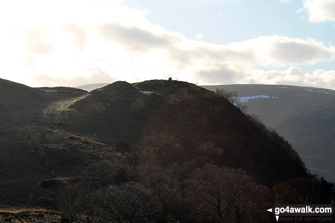 Walk c472 The Naddle Horseshoe from Hazel Shaw - Hugh's Laithes Pike (North East Top) and Hugh's Laithes Pike from Highfield Crag