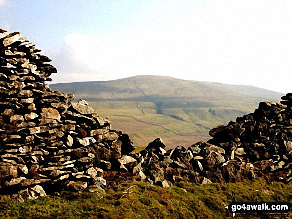 Buckden Pike from the track above Cray