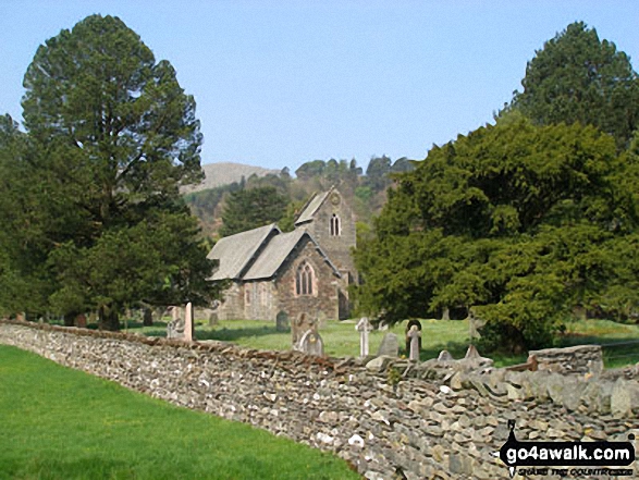 Walk c427 Helvellyn via Striding Edge from Patterdale - Patterdale Church