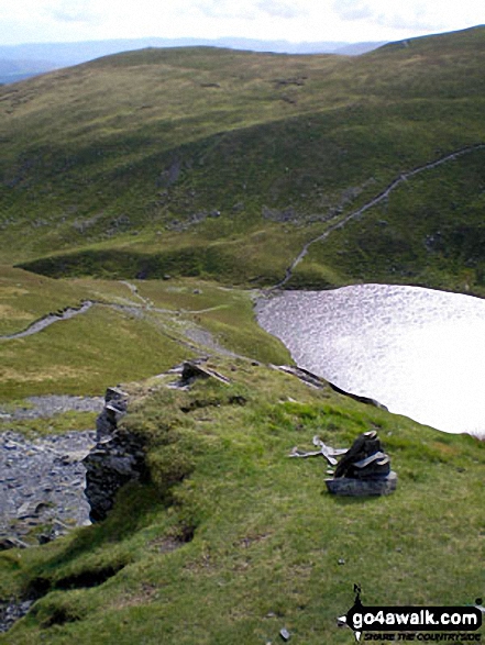 Scales Tarn from the start of Sharp Edge, Blencathra (or Saddleback)