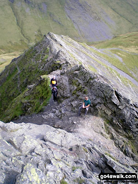 Climbing Sharp Edge, Blencathra (or Saddleback)