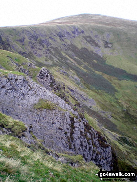 Bowscale Fell from Bannerdale Crags