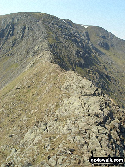 Walk c427 Helvellyn via Striding Edge from Patterdale - Striding Edge