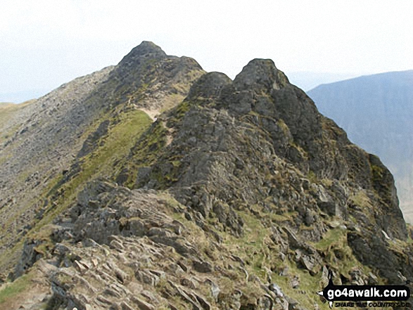 Walk c427 Helvellyn via Striding Edge from Patterdale - Striding Edge