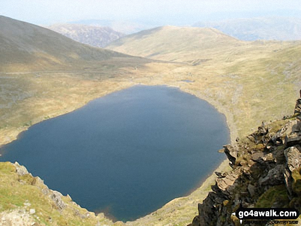 Walk c432 Helvellyn from Thirlmere - Red Tarn from Helvellyn