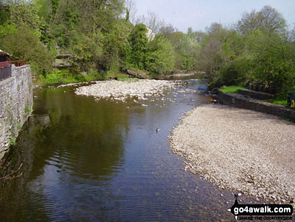 Walk c396 Birkett Hill from Kirkby Stephen - The River Eden from Frank's Bridge, Kirkby Stephen