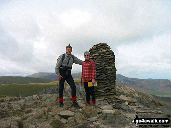 Me and my wife, Rosemary on Dale Head (Newlands) in The Lake District Cumbria England