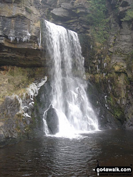 Walk ny154 Ingleborough and the Ingleton Waterfalls from Ingleton - The Ingleton Waterfalls - Thornton Force