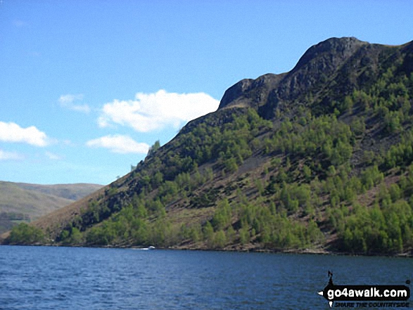 Walk c198 The Southern Shore of Ullswater from Glenridding - Long Crag from The Ullswater Steamer