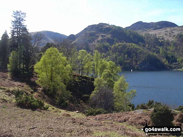 Approaching Silver Point on the shores of Ullswater