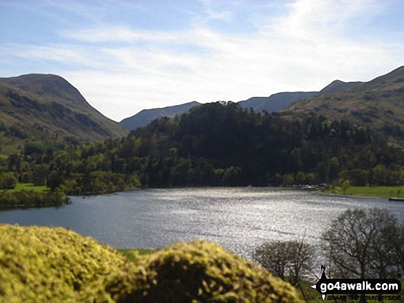 Walk c198 The Southern Shore of Ullswater from Glenridding - West across Ullswater to Glenridding from Blowick