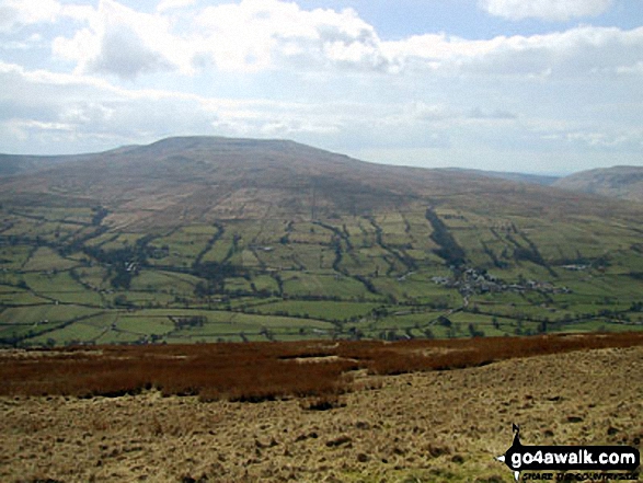 Great Coum and Gragareth across Dentdale from Aye Gill Pike