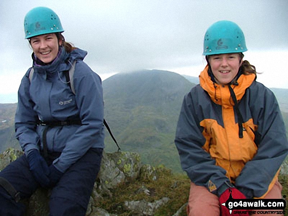 Me and my best friend Emily on Cnicht in Snowdonia Gwynedd Wales