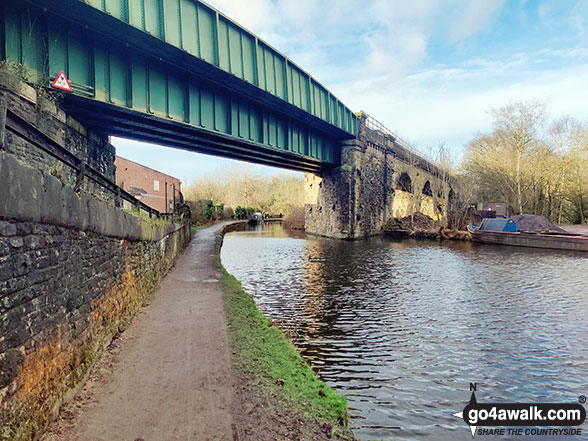 Photo of Railway Bridge over the Peak Forest Canal in Greater Manchester, England by Andy Marsh (27)