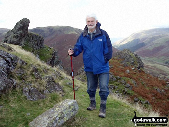 My husband Eric on Helm Crag