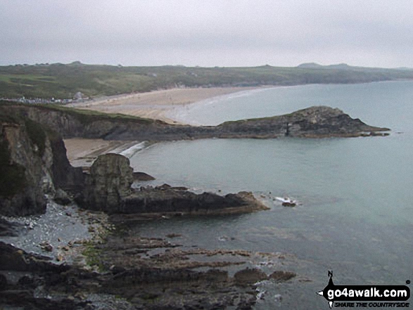 Whitesands Bay, St David's Head whilst walking The Pembrokeshire Coast Path