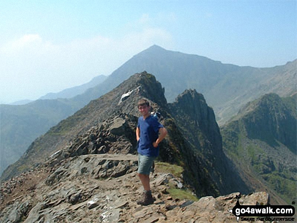 Me On Crib Goch En Route To Snowdon In The Snowdon Area