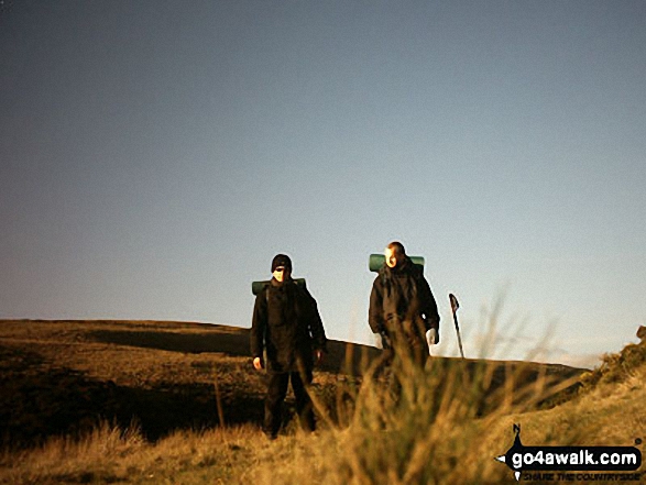 Me and my best friend 'Mike' on White Ridge in Dartmoor Devon England