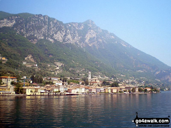 Gardone from the Lago di Garda (Lake Garda) Ferry