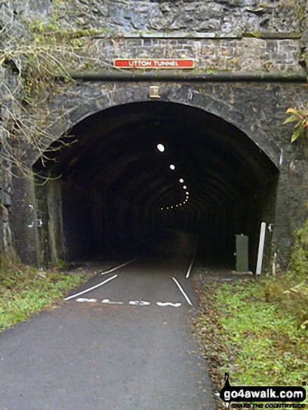 Walk d206 Monsal Dale and Ashford in the Water from Bakewell - The other end of the recently reopened Litton Tunnel on the Monsal Trail