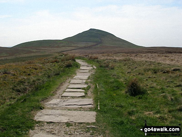 Shutlingsloe from High Moor on the edge of Macclesfield Forest