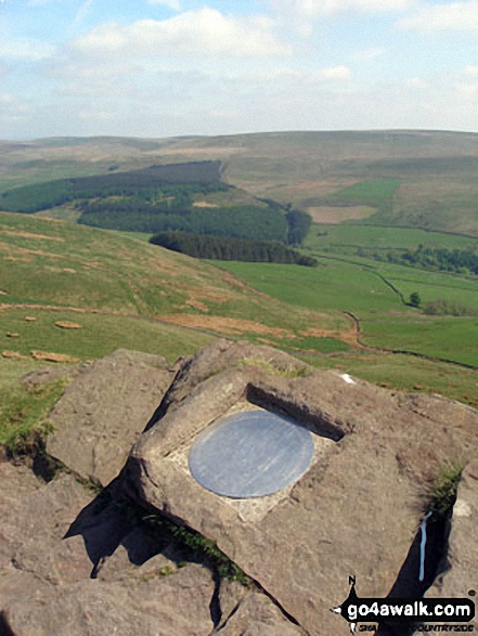 Looking towards the Cat and Fiddle from the top of Shutlingsloe